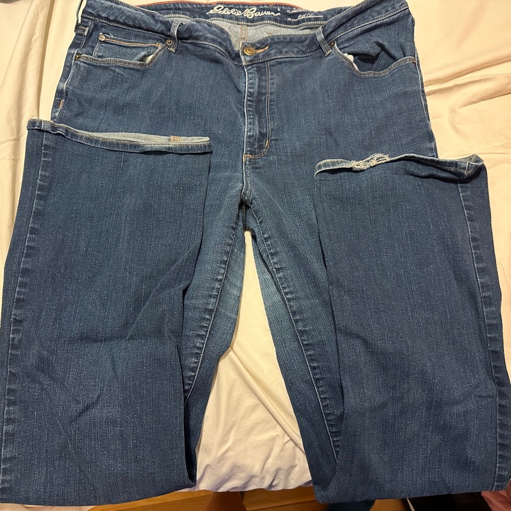 18 Tall Eddie Bauer Blue Jeans